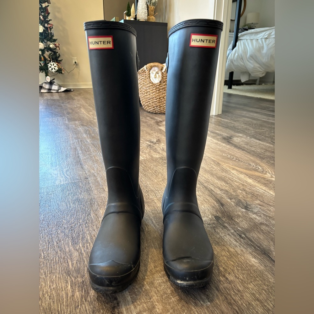 Hunter Women's Original Back Adjustable Tall Rain Boots